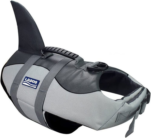 Adjustable Dog Life Jacket for Swimming - Quick-Drying,Dog Saver Vest with Safety Handle